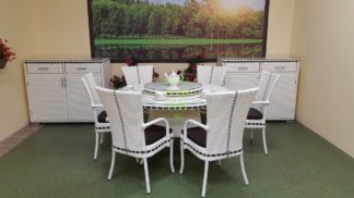 Плетеная мебель "Era" dining cream | Rotang-Furniture.ru