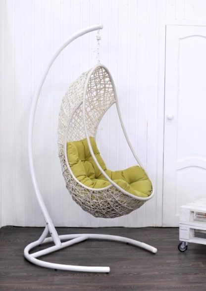 Фото-Подвесное плетеное кресло "Shell"