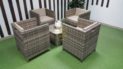 Плетеная мебель Barbados beige cafe set