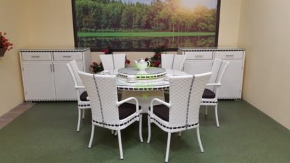 Плетеная мебель "Era" dining cream | Rotang-Furniture.ru