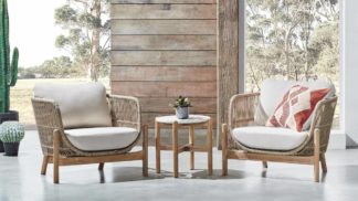 Садовая мебель из акации и роупа "TALARA" cafe set | Rotang-Furniture.ru