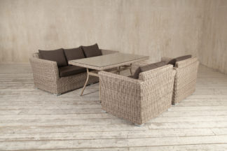 Плетеная мебель "Arvada" lounge + dining beige