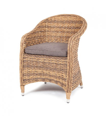 Равенна плетеное кресло из искусственного ротанга (гиацинт) цвет соломенный